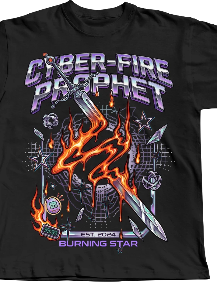 The Industrial Chrome Aesthetic Tees