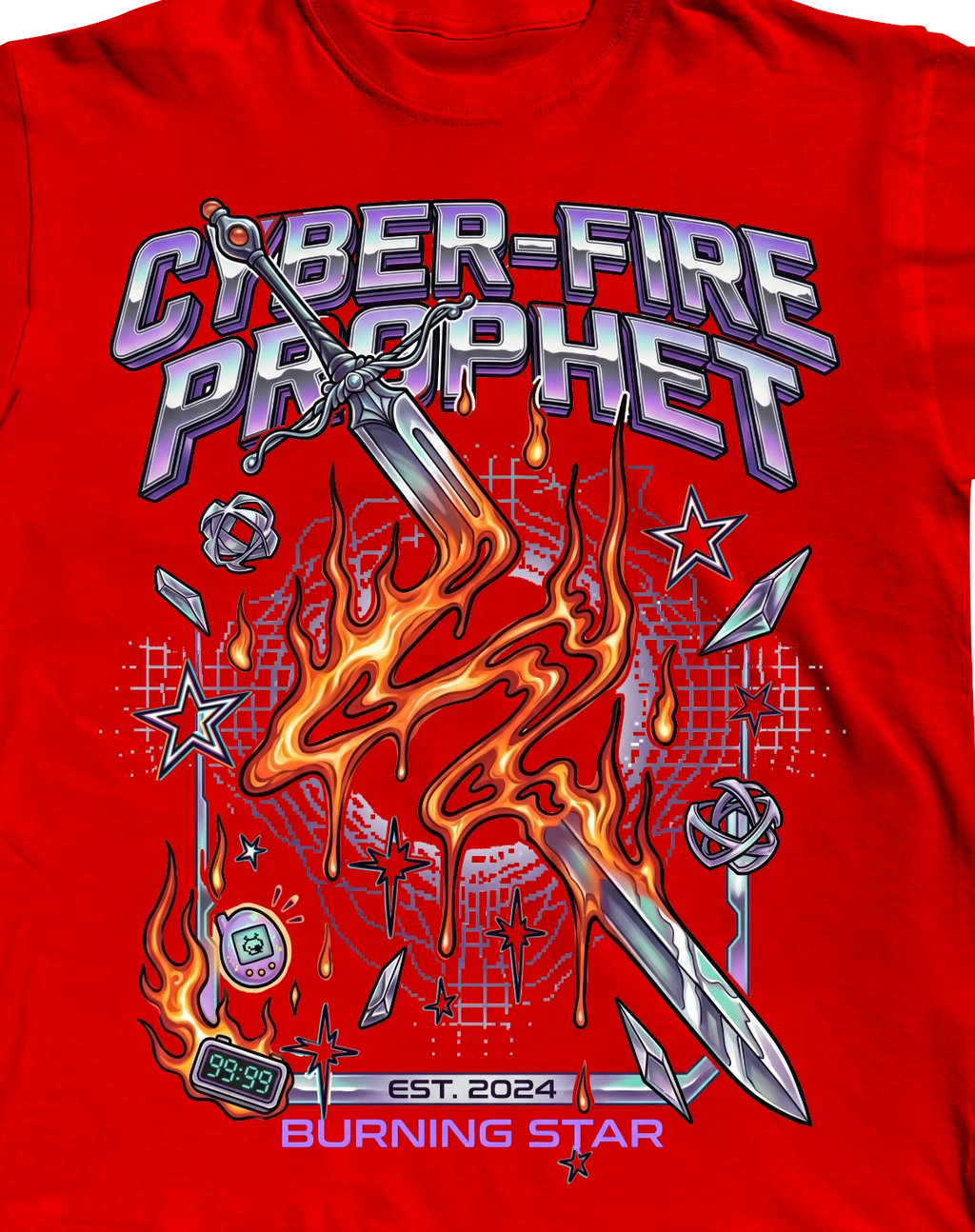 The Industrial Chrome Aesthetic Tees