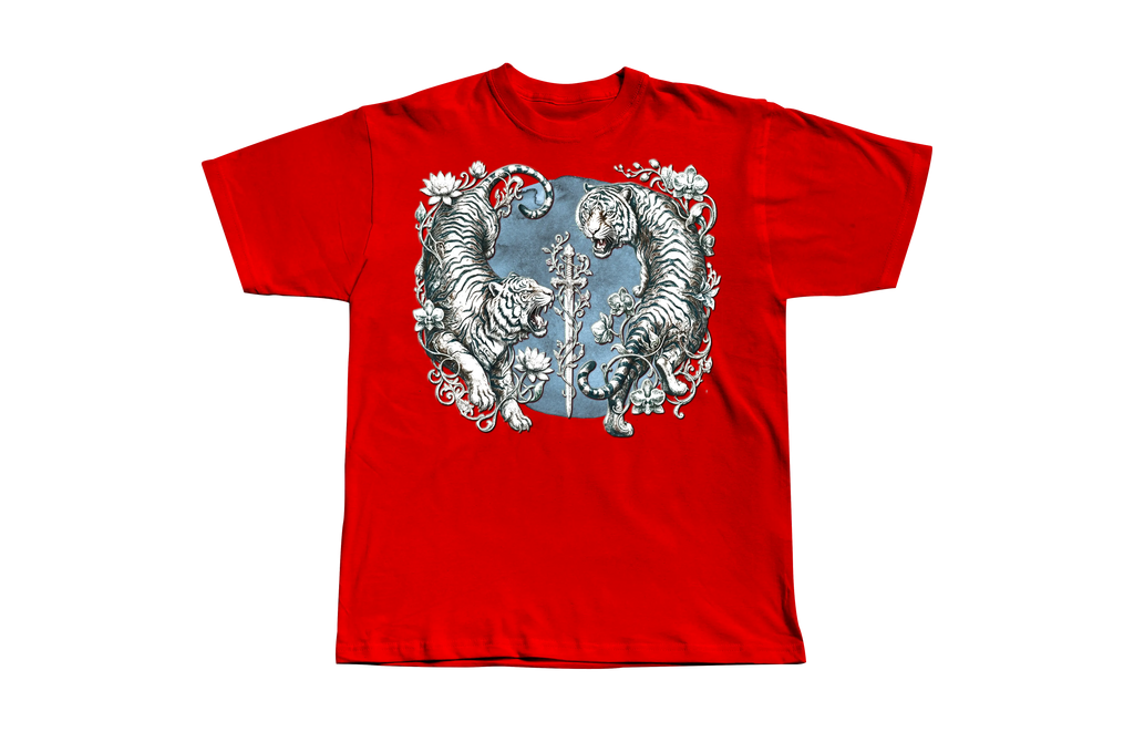Dynasty Core Heavyweight Tee – Crimson