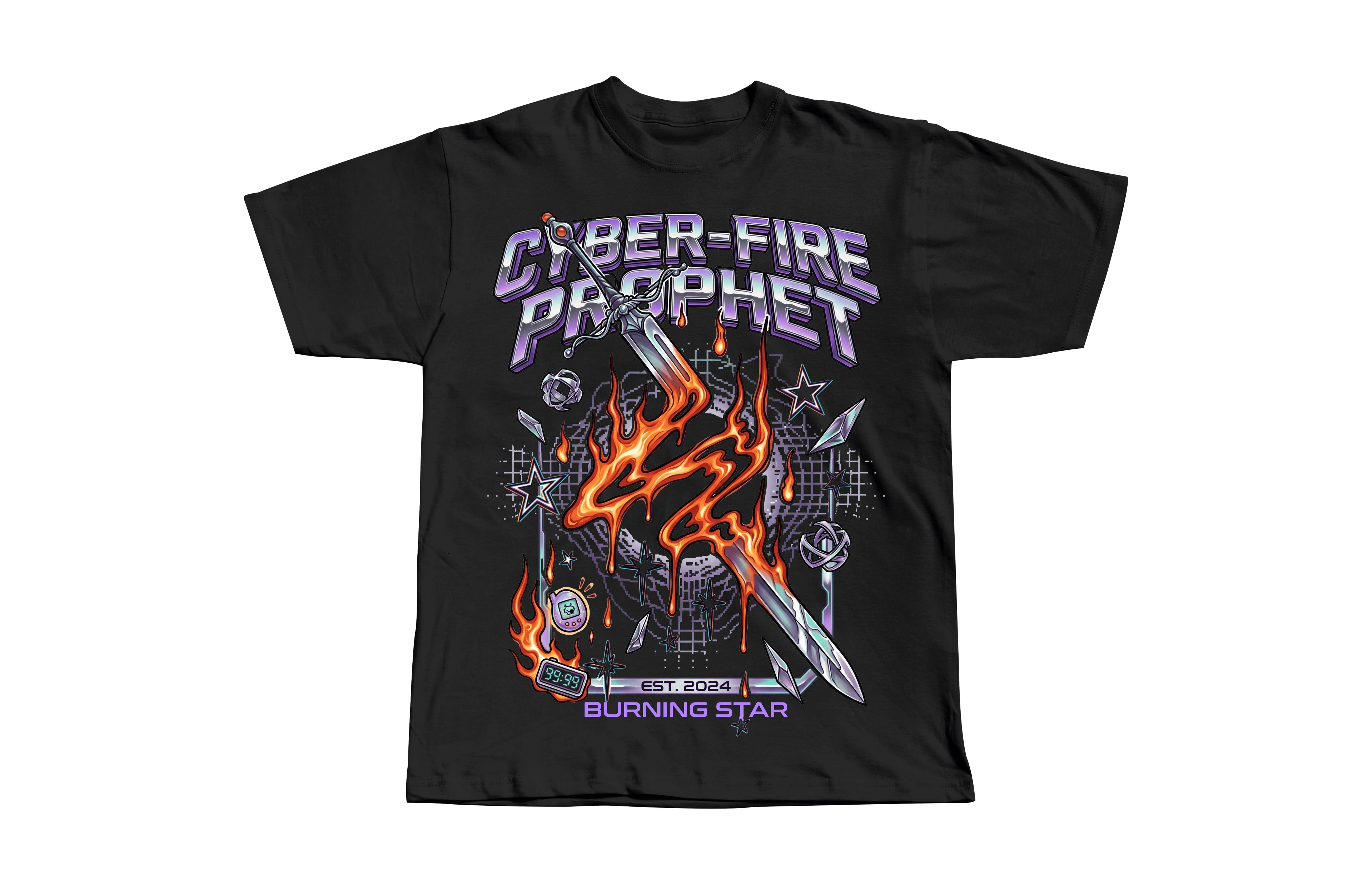 The Industrial Chrome Aesthetic Tees